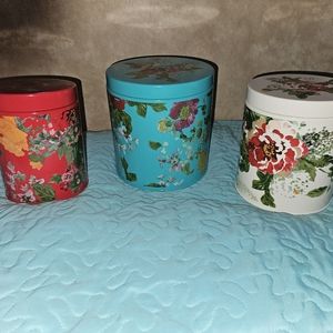 Pioneer Woman Canister Set of 3